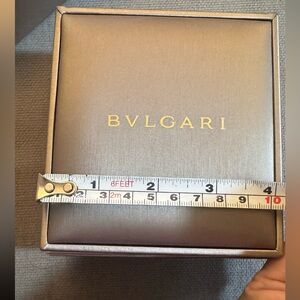 Bvlgari Gold and Brown Bracelet Box